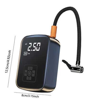 Wireless Portable Tire Inflator – Cordless Air Pump for Car, Bike & More