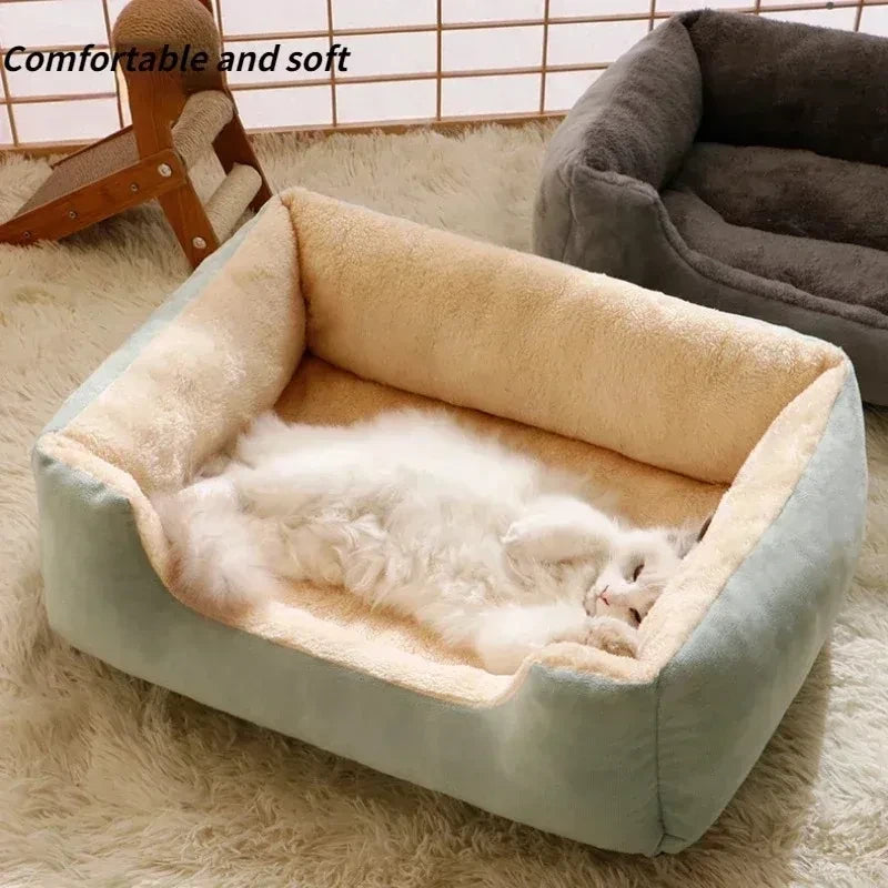 Plush Pet Bed — The Cozy, Cool Nap Spot Your Pets Will Actually Use