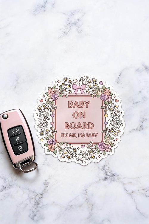 Cute Funny Die-Cut Bumper Sticker